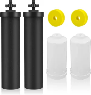 Water Filter Replacement Compatible with Berkey® Water Filter System, IT'S PURE EXPERT Replacement for BB9-2® Filter & PF-2® Fluoride Filters, 4PCS