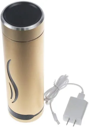 Water Purifiers, 450ML Portable Hydrogen Rich Water Ionizer Maker Generator SPE/PEM Membrane Make Hydrogen Content High Concentration Recharge USB Water Purifier Filter Bottle with Power Plug