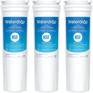 Waterdrop 836848 Replacement for Fisher & Paykel® 836860, 862285, 862284, E402, E442B, E522B, RO185014, RO185011, Refrigerator Water Filter, Pack of 3