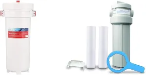 Watts OFPSYS OneFlow Plus Whole House Water Filter System & Water Softener   Watts Premier Whole House 50-Micron Sediment Water Filtration Kit