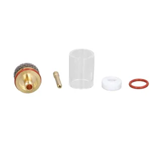 Welding Torch Accessory, Portable Argon Welder Glass Cup Part for 2.4MM WP‑17/18/26
