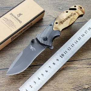 X50 Retro Tactical Folding Knife Titanium