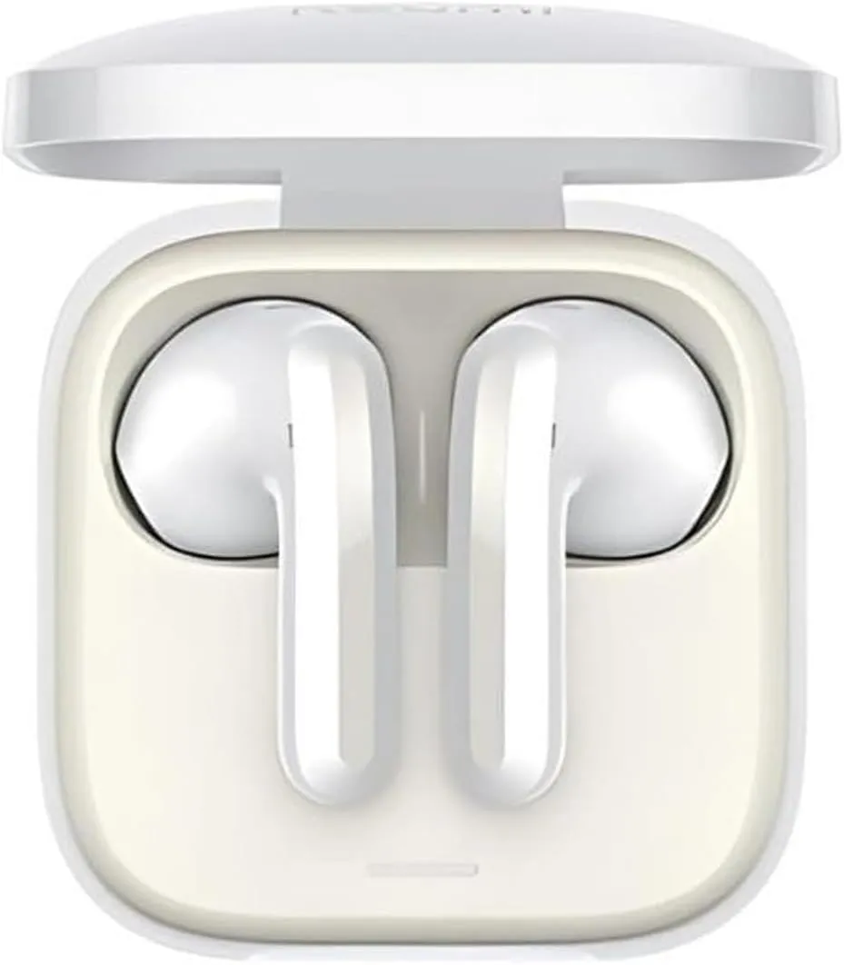 Xiaomi Redmi Buds 6 Active Wireles Earbuds (Global Version), Bluetooth 5.4 in-Ear Headphones, 30H Long Battery Life,Noise Cancellation for Calls, 5 Tuning Modes, IPX4 Waterproof - White