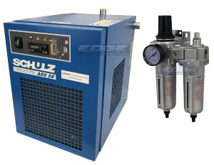 YuanKanJu Birsppy Schulz REFRIGERATED Air Dryer for Air Compressor, Compressed Air Systems, 50 CFM, Good for 10HP & 15HP COMPRESSORS (with Regulator PRE-Filter)